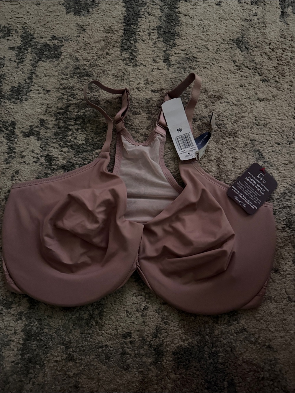 Felina  Seamless Underwire Bra - Dusty Rose-40G